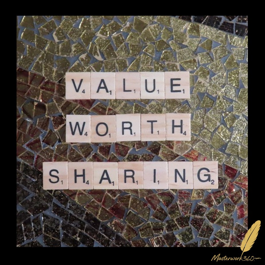 value worth sharing scrabble tiles